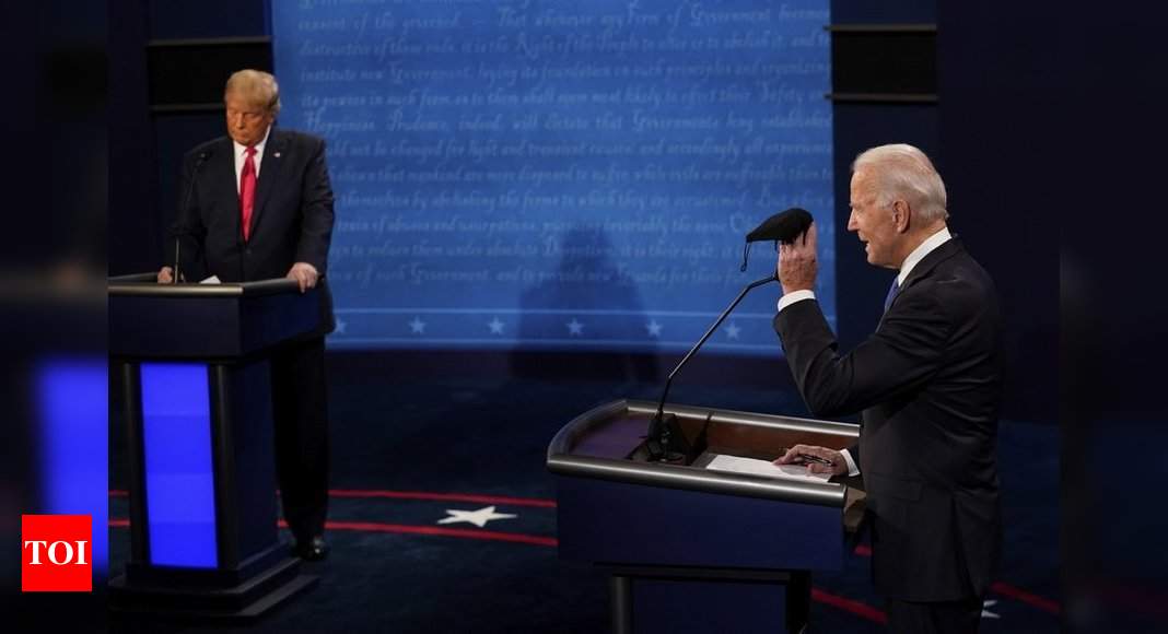 Us Election 2020 Trump Vs Biden Quotes From The Final Presidential Debate World News Times Of India