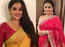 6 red sari and blouse combinations of Vidya Balan that are perfect for Durga Puja festivities!