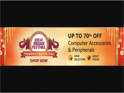 Amazon Great Indian Festival: Up to 70% off on routers, printers and more