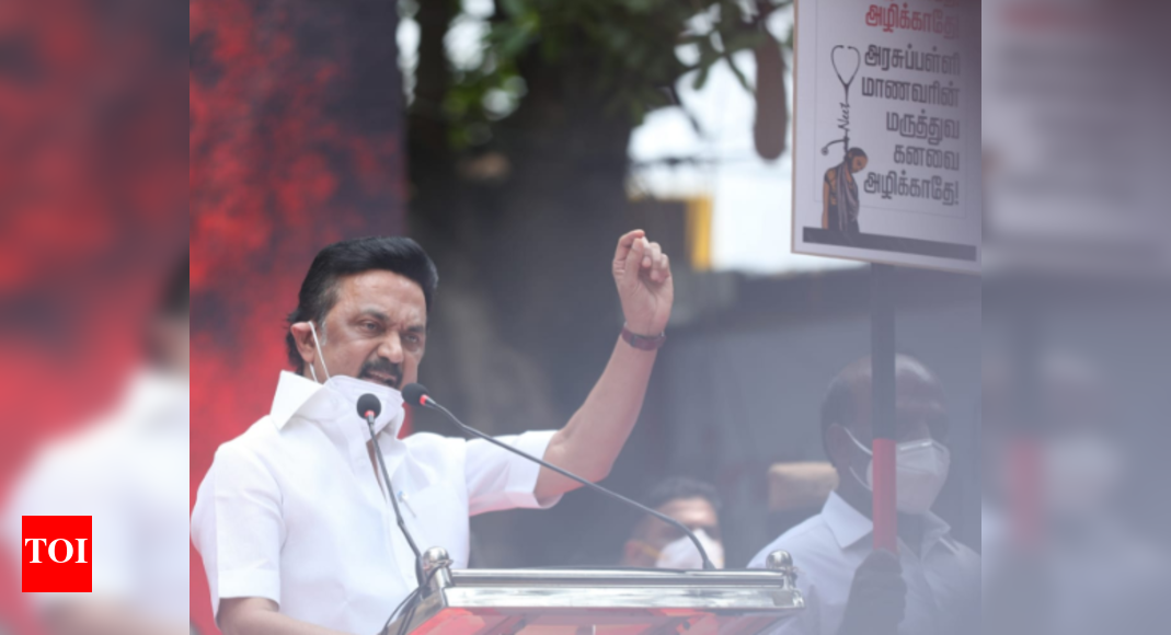MK Stalin: DMK protests ‘delaying tactics’ of TN governor, Stalin says ...