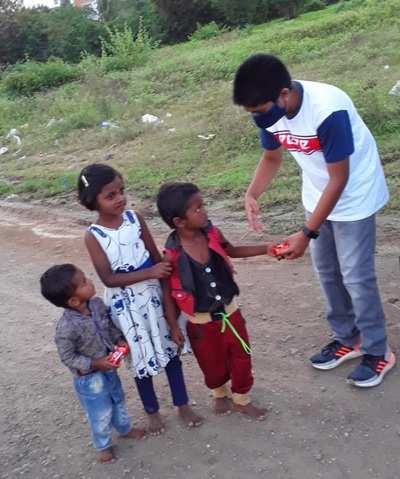 Student of Victorious Kidss Educares Vishwajeet Gavhane sets up foundation to help needy