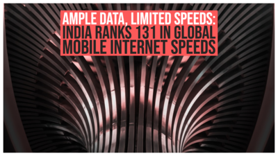 Ample data, limited speeds: India ranks 131 in global mobile internet speeds