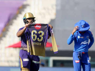 KKR vs DC: Nitish Rana dedicates half-century to his late father-in-law