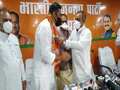Just a week before MP bypolls, Congress MLA from Damoh joins BJP