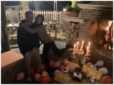 Watch: Raveena Tandon shares a happy video as hubby Anil Thadani hosts a surprise birthday dinner for her