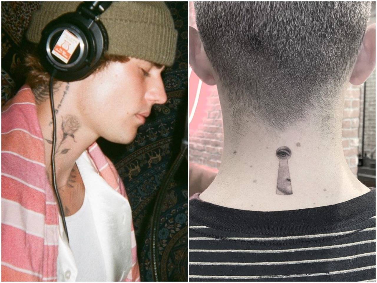 Ariana Grandes Crescent Moon Neck Tattoo Is Elegant Not Tacky Due To  Its Subtlety