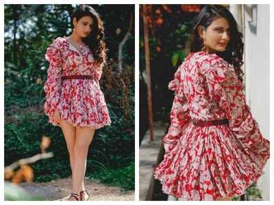 Red alert! Fatima Sana Shaikh amps up the glam quotient in her latest photoshoot and these stunning pictures are proof!