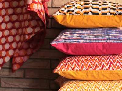 Colourful cushion covers that'll add pops of colour to your festive decor