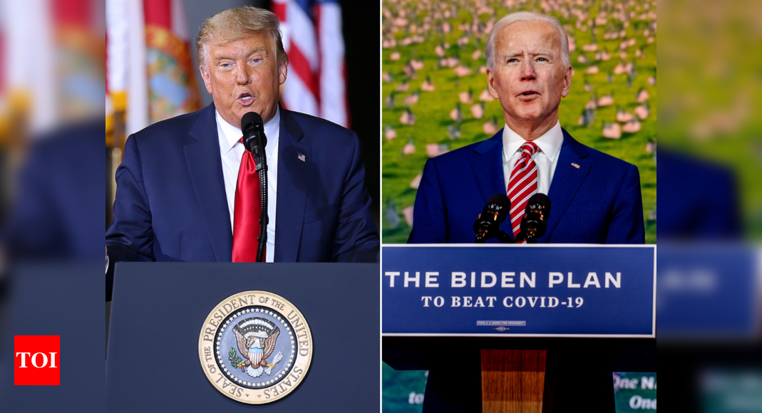 Biden, Trump Focus On Battleground States In 11th-hour Pitch - Times Of ...