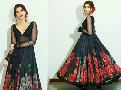 Pretty anarkali kurtis your can wear for Diwali festivities