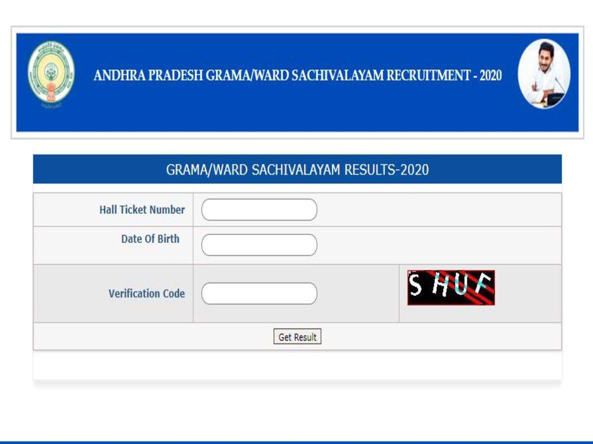Ap Grama Sachivalayam Result Released Check Here Times Of India