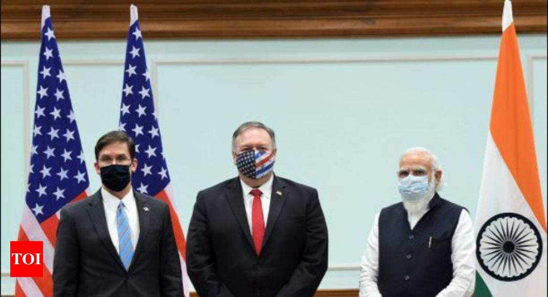 Pompeo, Esper call on PM Modi, covey US interest in strengthening