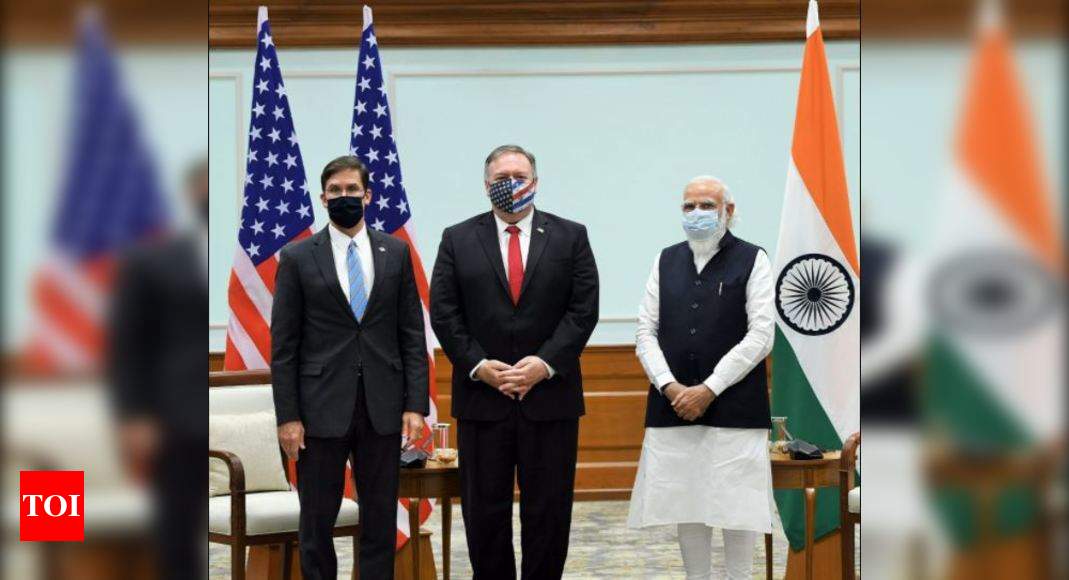 Pompeo, Esper call on PM Modi, covey US interest in strengthening