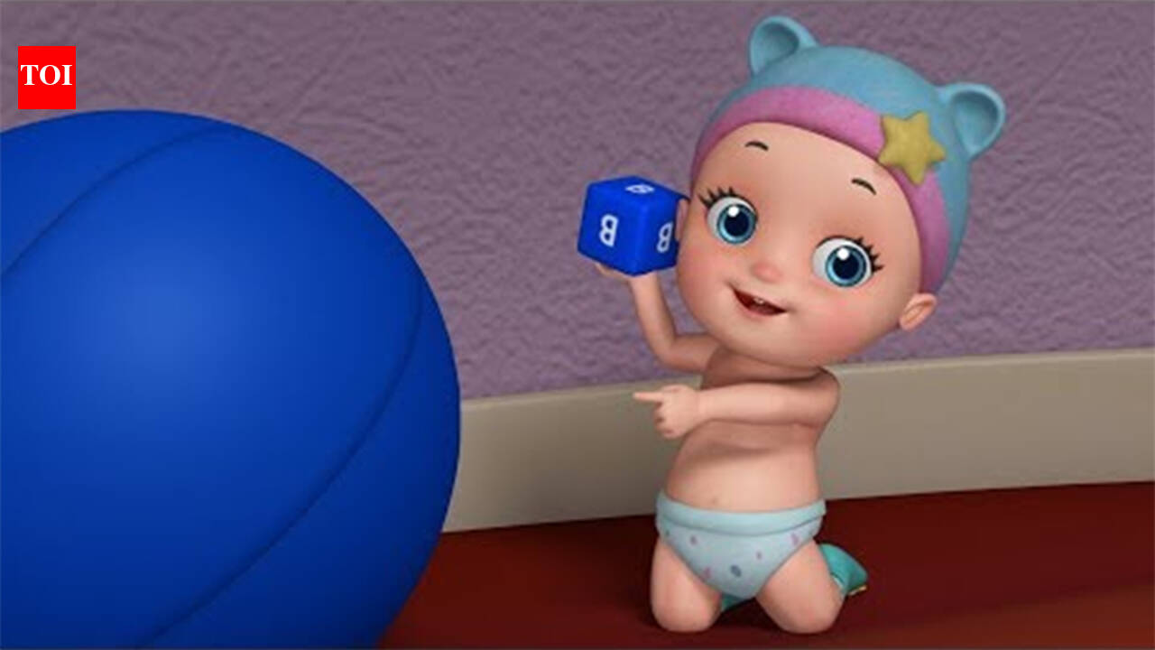 English Nursery Rhymes: Kids Video Song in English 'Baby Blocks Colors'