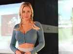 Pictures of stunning golfer Paige Spiranac giving fans virtual golf lessons amid lockdown