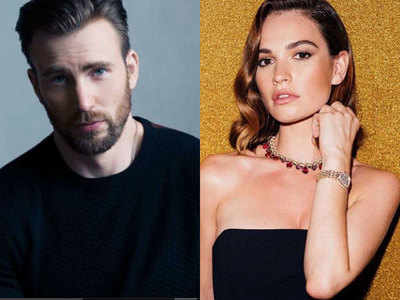 Lily James had THIS to say about her rumoured fling with 'Avengers' Chris Evans