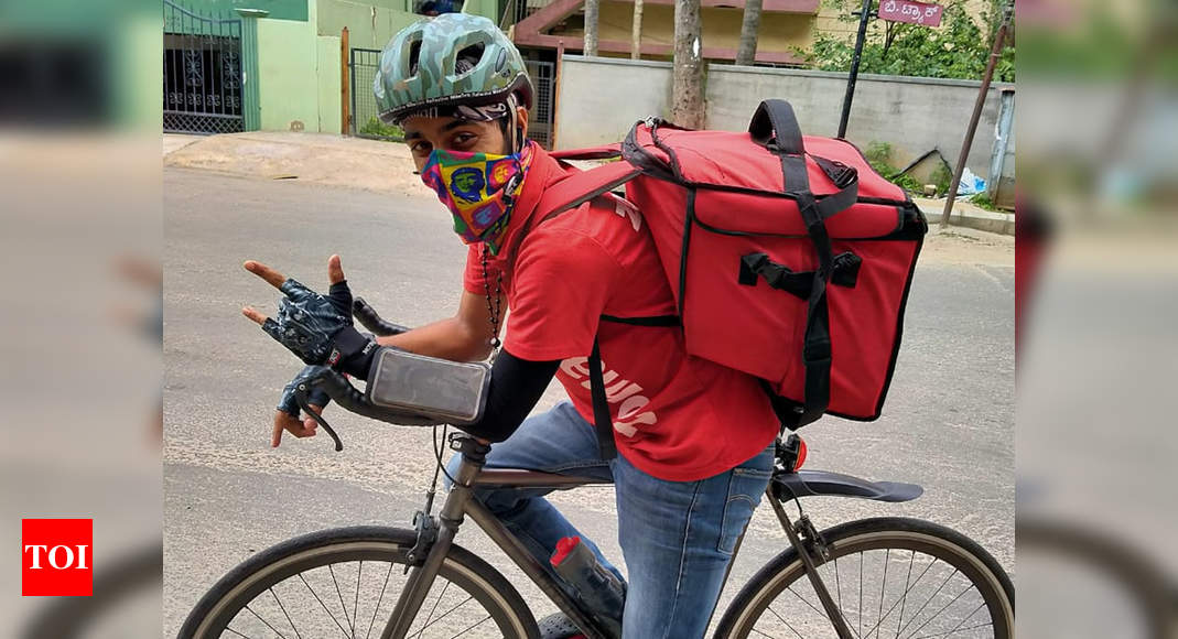 zomato delivery by cycle