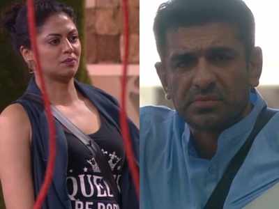 Bigg Boss 14: Kavita Kaushik makes Eijaz Khan cry as she accuses him of using her for personal gains