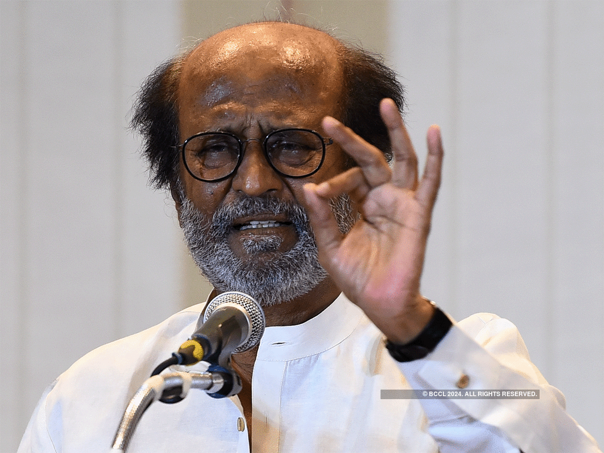 Rajinikanth News: Rajinikanth says didn't issue any 'statement', but  reference to health 'true' | Chennai News - Times of India