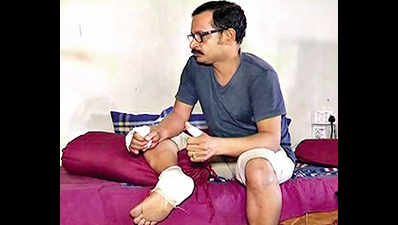 Goons attack Sailashree Vihar man, 2nd such case in 10 days