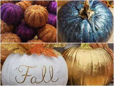Glitter pumpkins are going viral in the run-up to Halloween