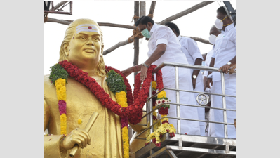 Thevar Jayanthi and Guru Puja: TN political parties vie with one another to pay tributes to late freedom fighter ahead of election