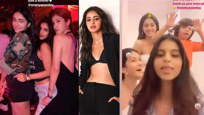 Suhana Khan posts a glamourous picture to wish BFF Ananya Panday ...