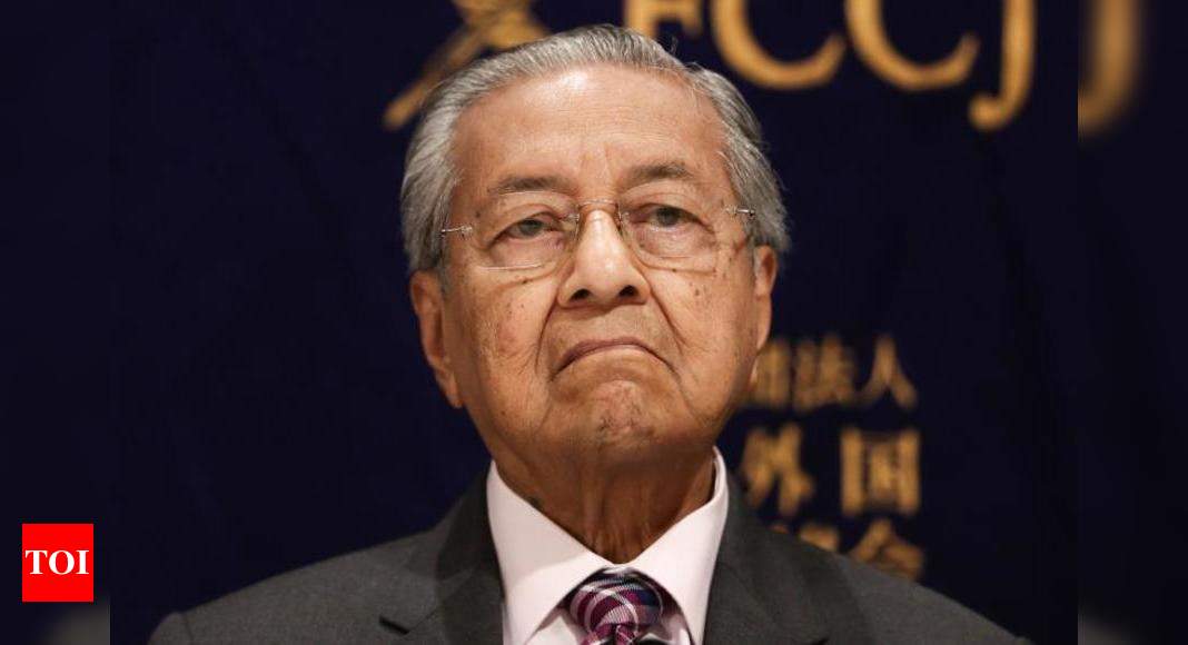 Mahathir Mohamad News Twitter Deletes Mahathir Mohamad S Tweet For Glorifying Violence France Seeks Account Suspension World News Times Of India