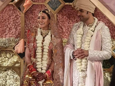 Kajal Aggarwal stuns in first picture as a bride