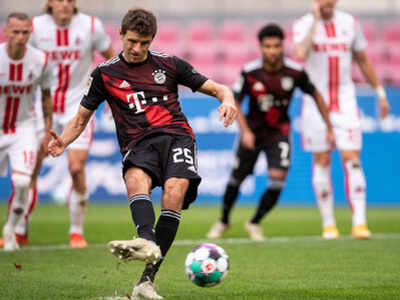 Bundesliga Bayern Go Top Of The Table With 2 1 Win At Cologne Football News Times Of India