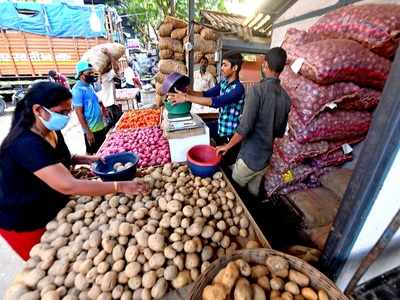 Potato prices up 92% in one year, onions by 44%
