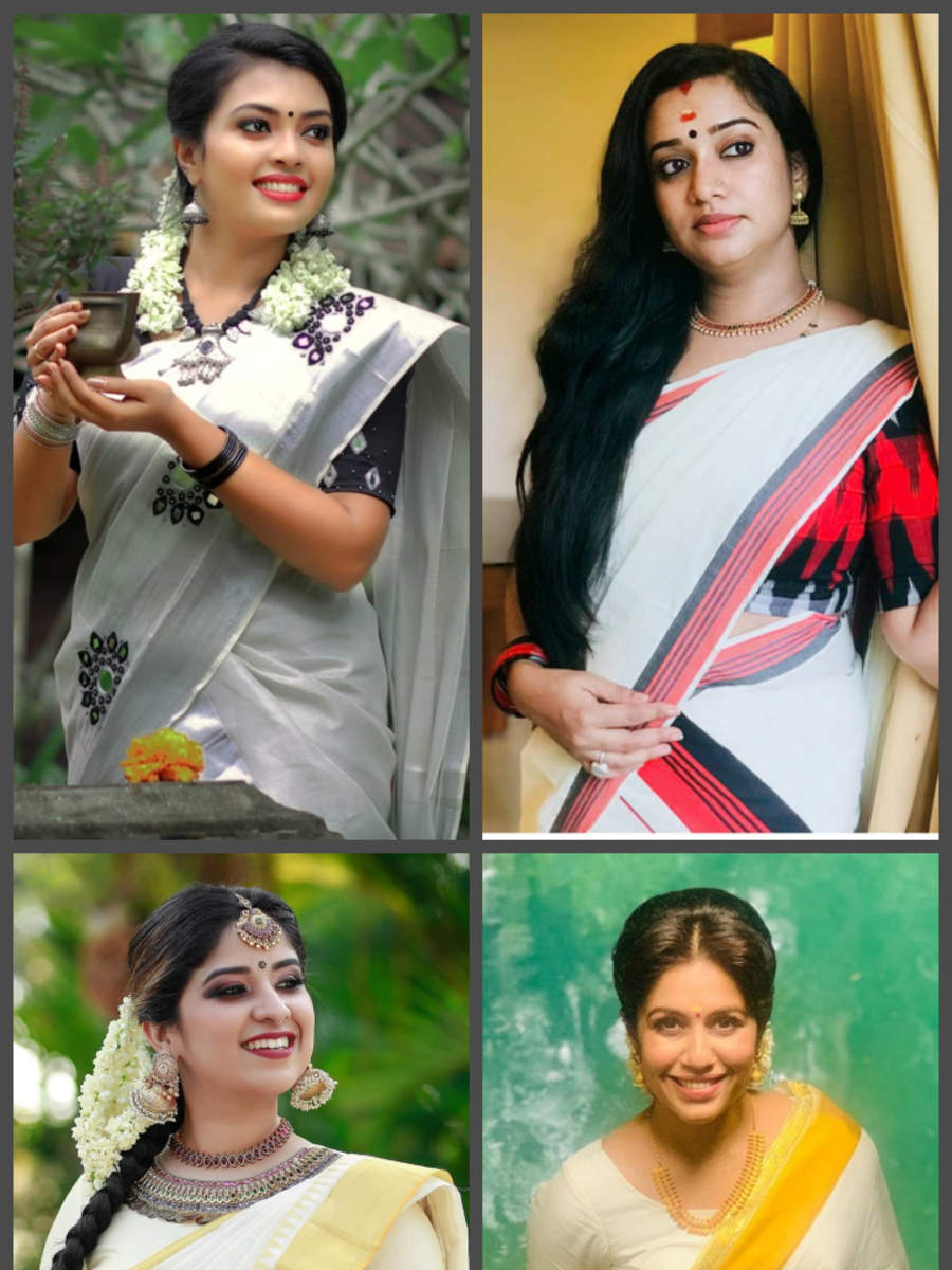 kerala-saree-blouse-designs (19) • Keep Me Stylish