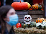 Socially distanced Halloween around the world
