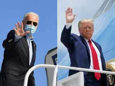 Trump and Biden race to woo voters in final hours before election day