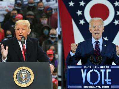 US election roundup: Trump, Biden make final pleas to voters, Twitter's warning label & more