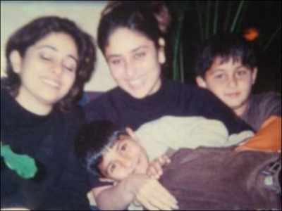 Kareena Kapoor Khan flashing her million-dollar smile with cousins Armaan and Aadar in THIS throwback picture is unmissable