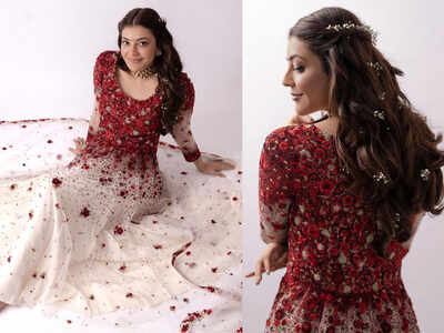 kajal agarwal gown