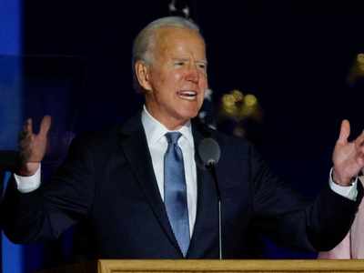 US election: Joe Biden says he's on track to 'win this election'