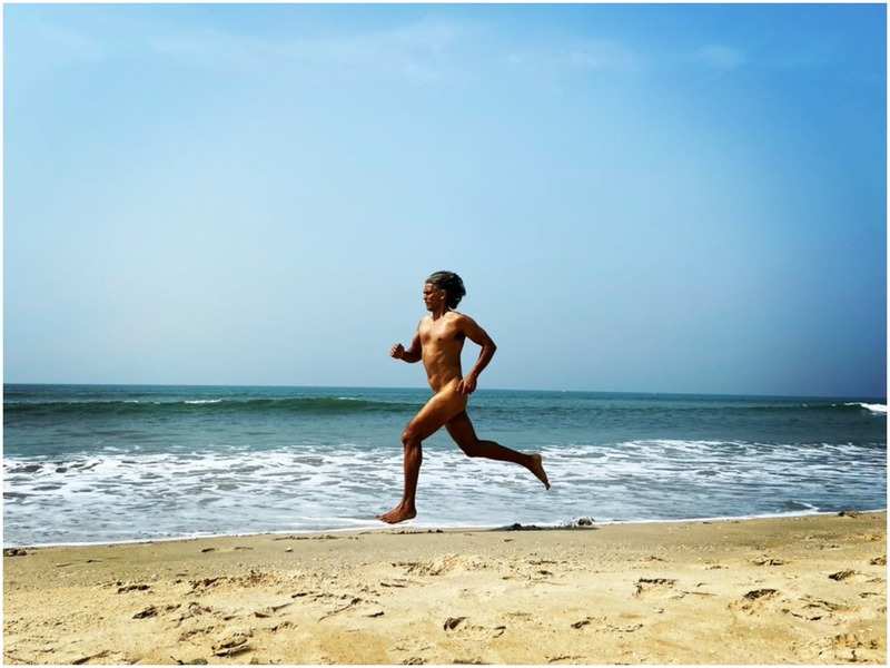 Milind Soman rang in his 55th birthday with a nude beach run and shared the photo on Twitter