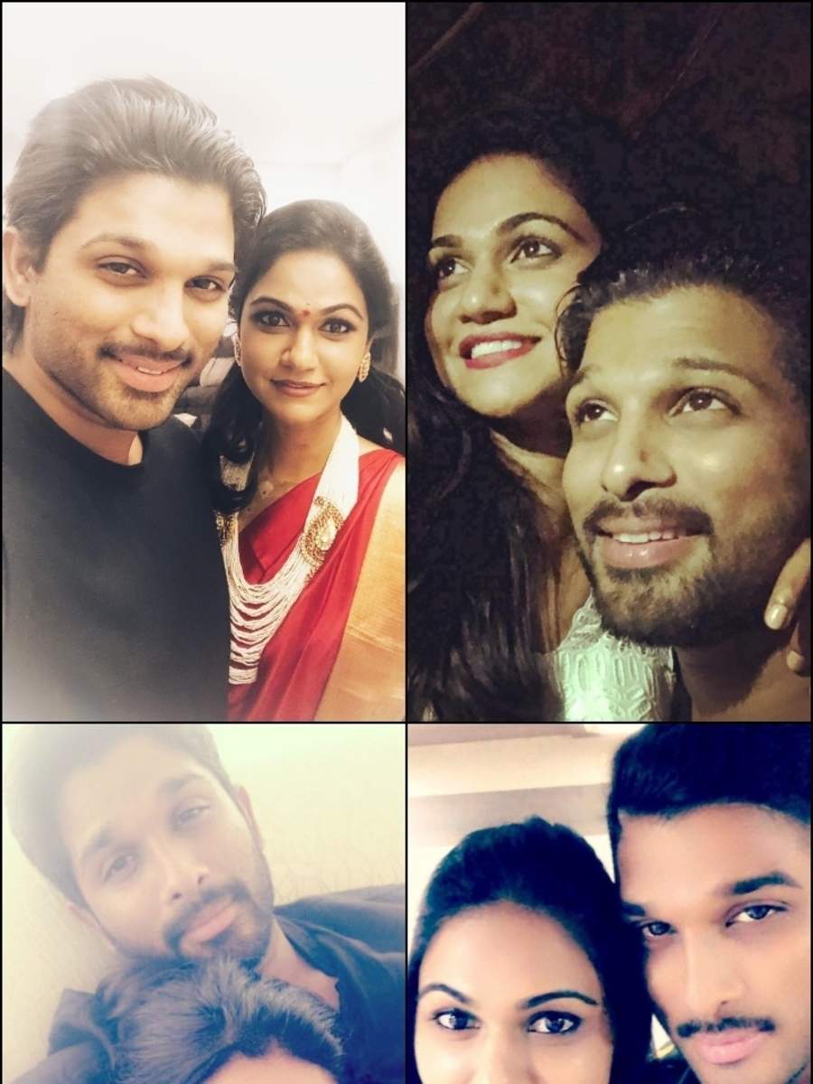 Allu Arjun And Sneha Reddy Are Couple Goals In These Snaps Times Of India 