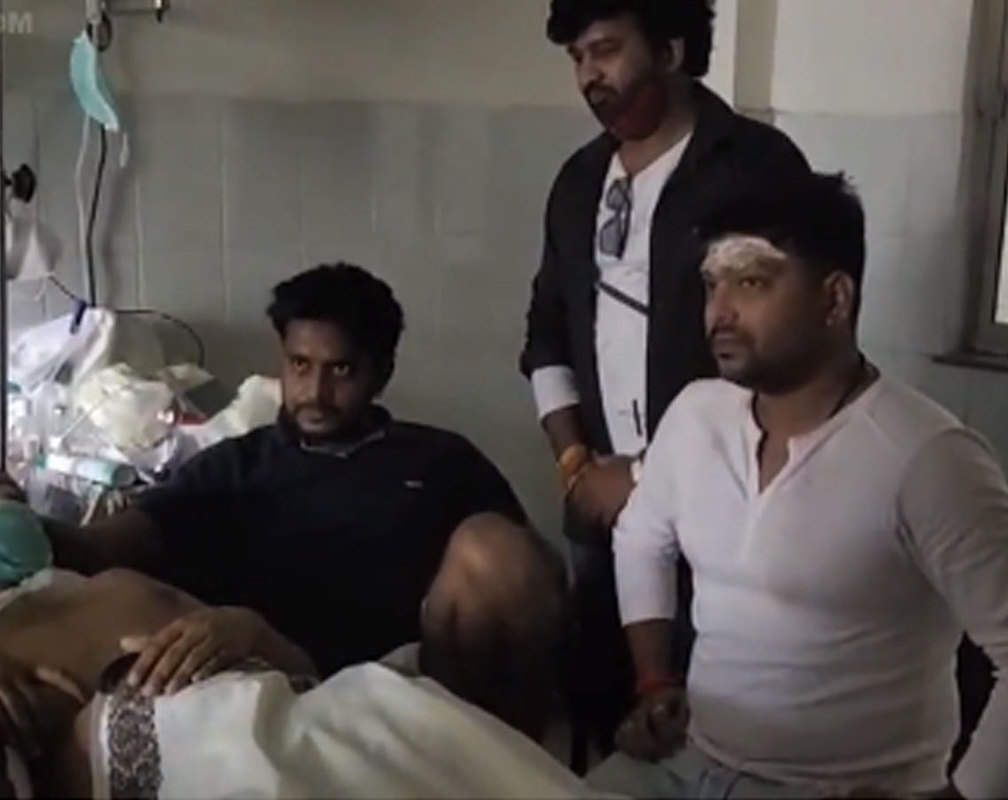 
Ashish Verma visits hospital to meet Golu Raja who was injured in celebratory firing in UP

