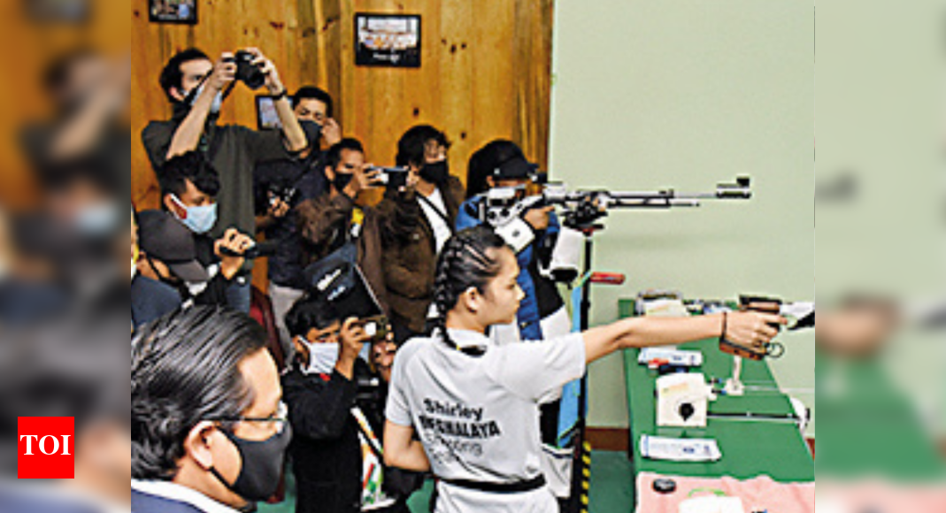 Conrad flags off Shillong precision shooting range | Shillong News ...