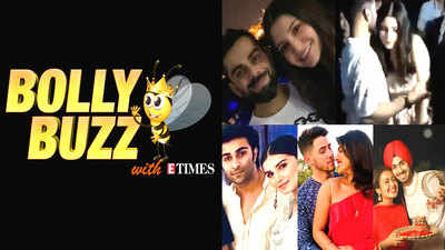 Bolly Buzz: Virat Kohli-Anushka Sharma steal a kiss at his birthday party; Bollywood stars celebrate Karwa Chauth