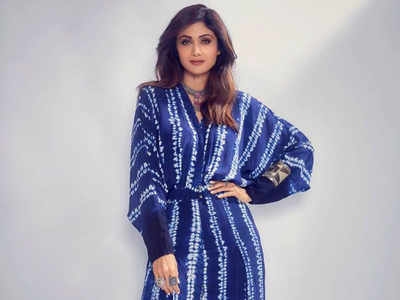 Shilpa Shetty's fusion jumpsuit is perfect for Diwali parties