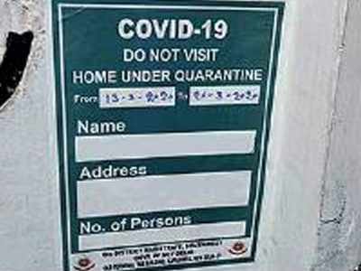 Withdraw pasting of Covid positive poster outside infected person: PIL