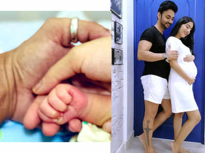 Amrita Rao and RJ Anmol reveal the name of their baby boy with a doting glimpse of his first ‘BroFist’