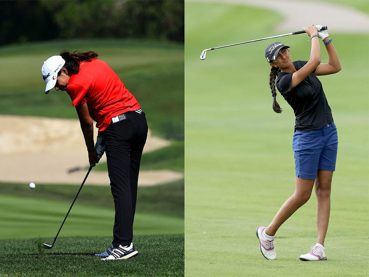 Diksha Dagar And Aditi Ashok In With A Shot At Top 10 Finish In Dubai Golf News Times Of India