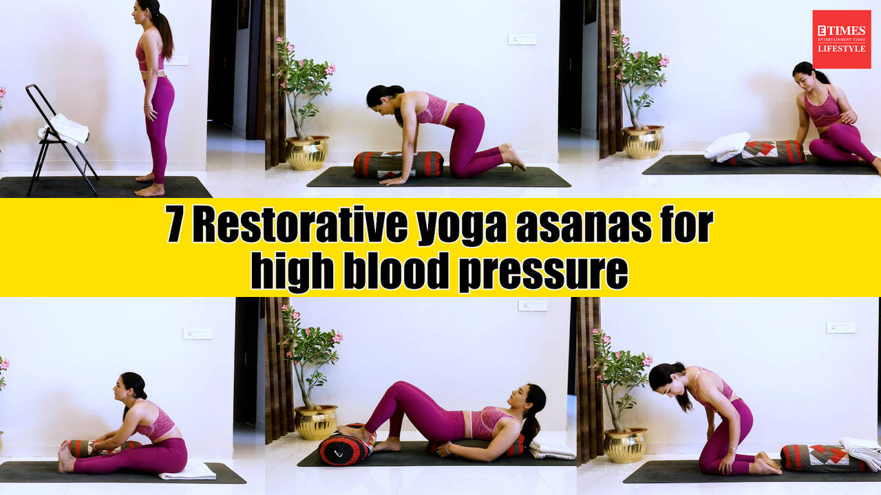 5 Easy Yoga Poses & Pranayama For High Blood Pressure & Hypertension