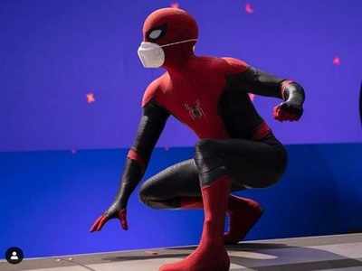 Tom Holland shares first look of 'Spider-Man 3,' along with mask message