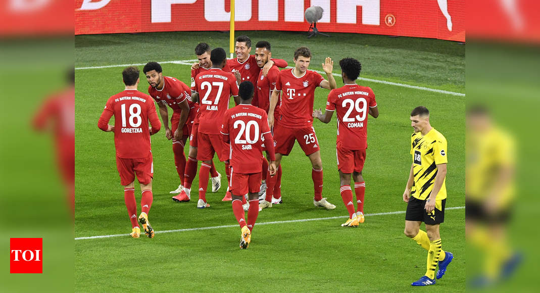 Robert Lewandowski strikes as Bayern Munich down Borussia ...